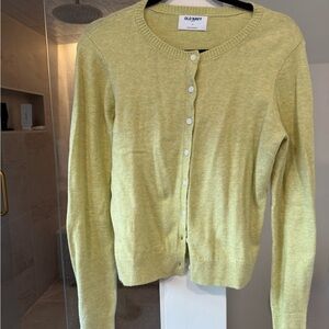 Old Navy Women's Light Green Cardigan Sweater